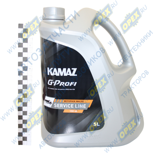 253133884 Масло моторное SAE 10w40 п/синт.(грузовые) (5л); G-Profi Servise Line (канистра 5л) KAMAZ масло